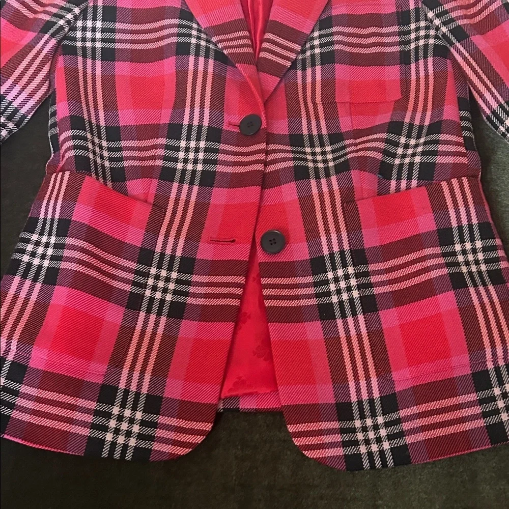 Kate Spade Plaid Blazer